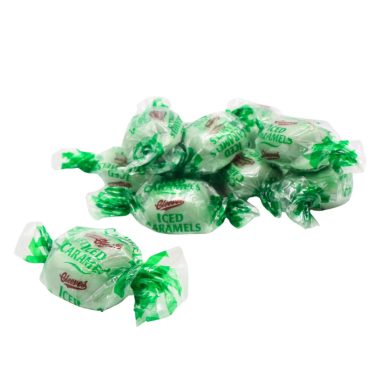 Mint Iced Caramels
